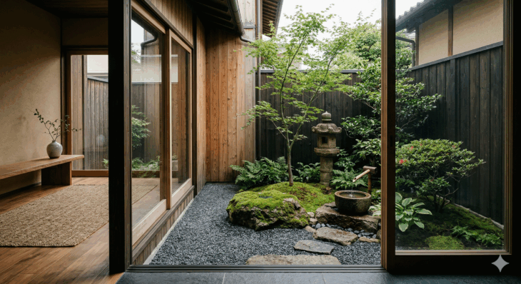 日本らしい坪庭