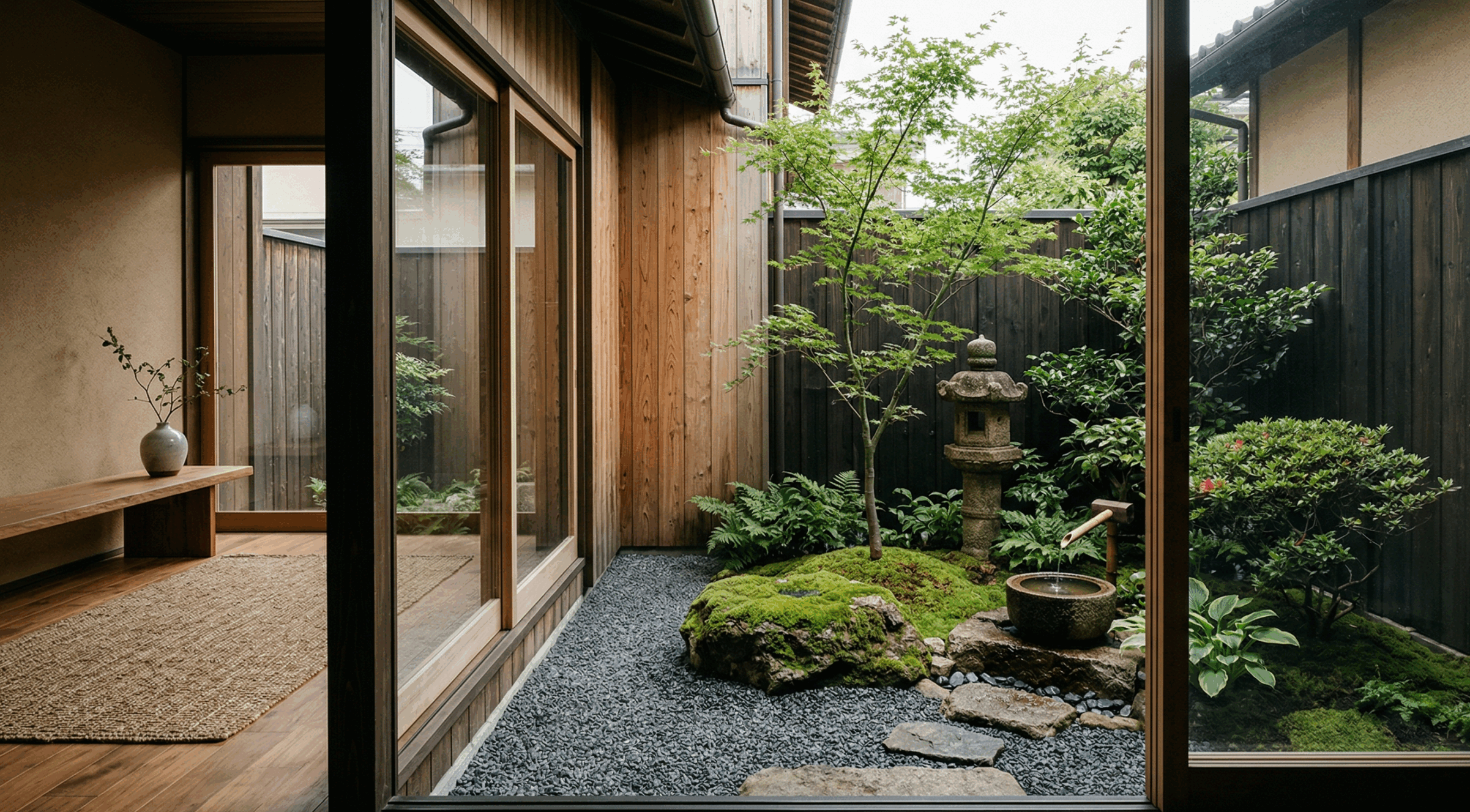 日本らしい坪庭