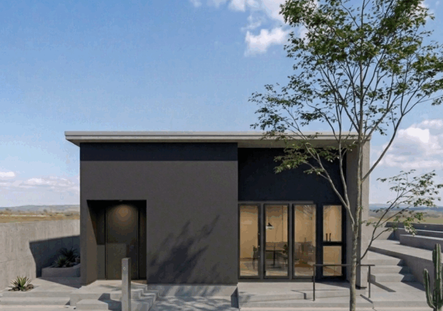 【施工プラン】家族だけの『時』が流れるシンプルソリッドな1.5階建て